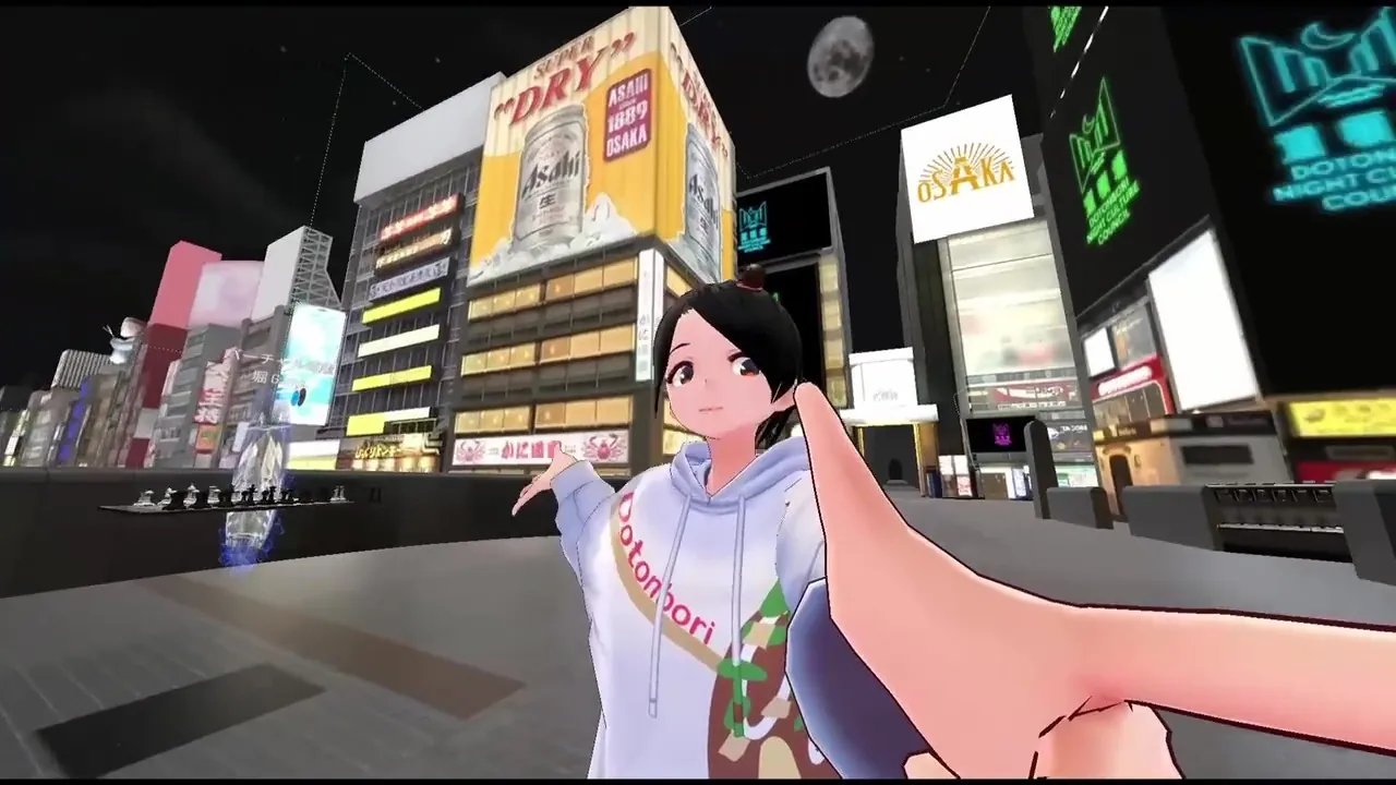 NTTドコモ様：バーチャル道頓堀